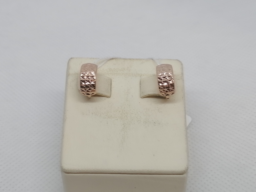 СЕРЬГИ БЕЗ КАМНЯ (Au 585)