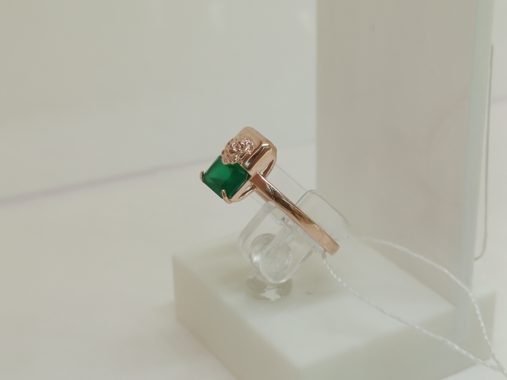 КОЛЬЦО С КАМНЕМ (Au 585)