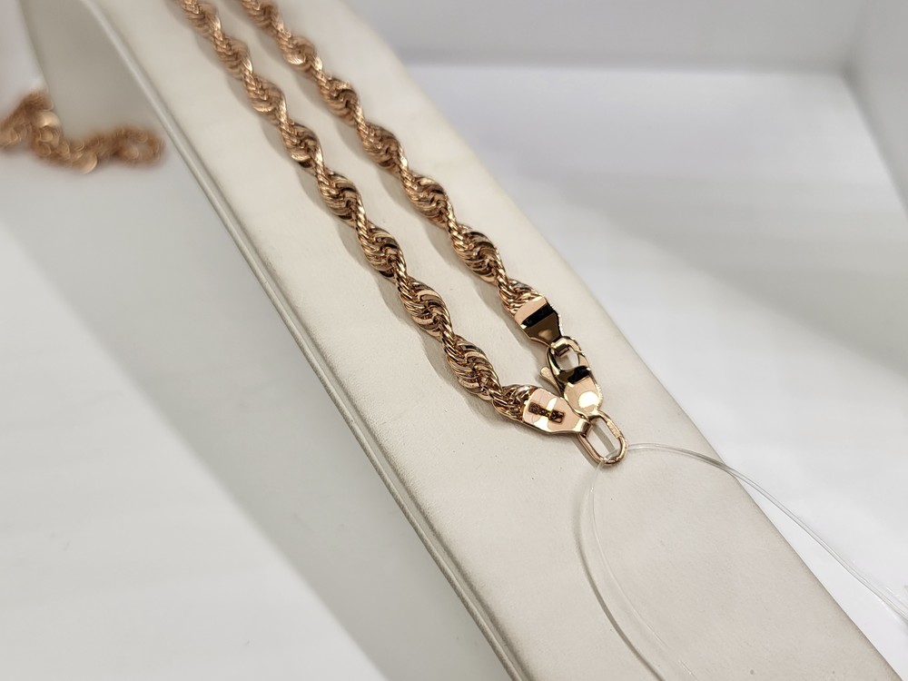 ЦЕПЬ ПУСТОТЕЛАЯ Веревка (Au 585)