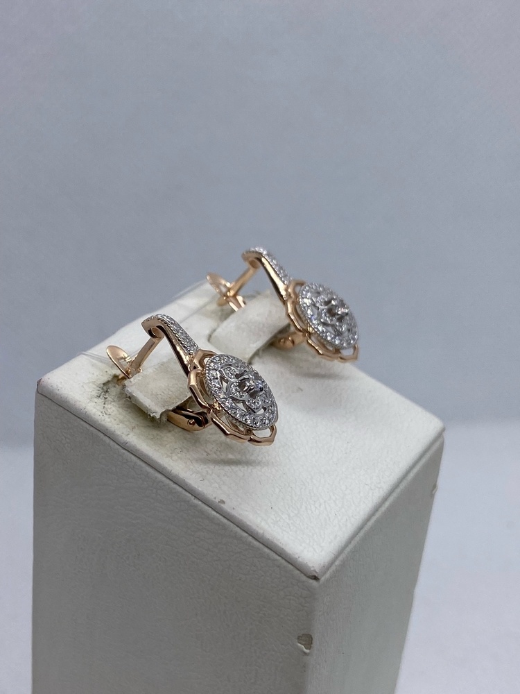 СЕРЬГИ С КАМНЯМИ (Au 585)