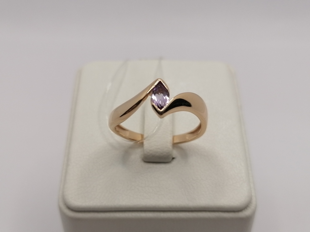 КОЛЬЦО АМЕТИСТ (Au 585)