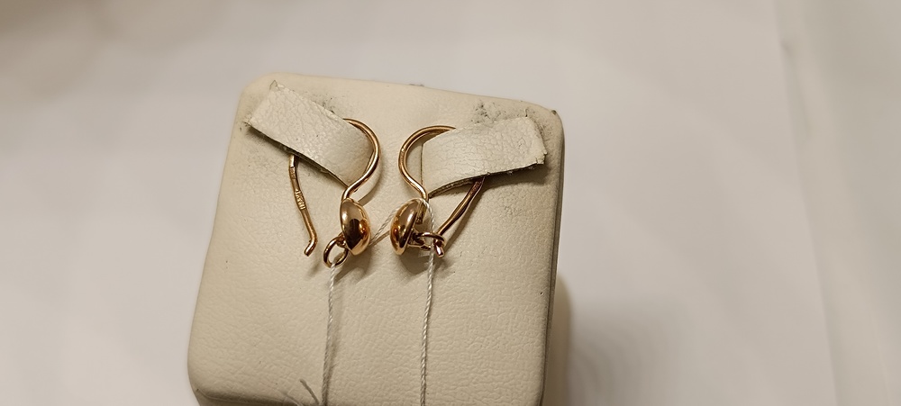 СБКМ583 СЕРЬГИ БЕЗ КАМНЯ (Au 583)