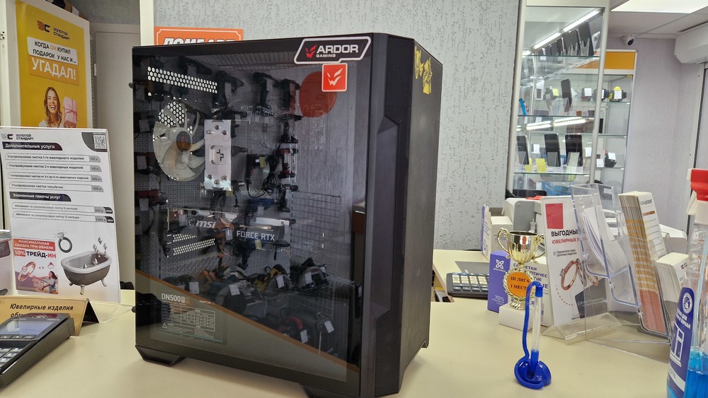 Системный блок Noname Ardor; Core I5-12400F, GeForce RTX 3050, 16 Гб, 1 Tb, 1 Tb