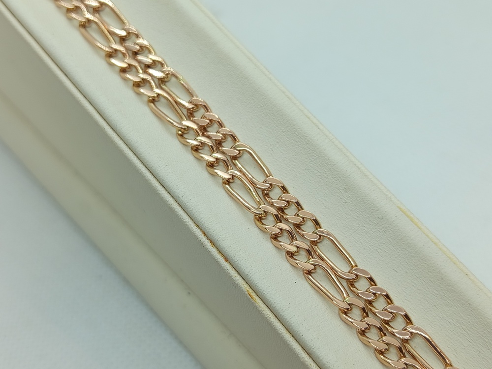 ЦЛФК585 ЦЕПЬ ПОЛНОВЕСНАЯ Фигаро(картье) (Au 585)