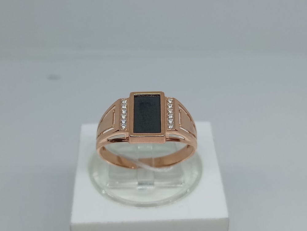 ПЕЧАТКА С КАМНЯМИ (Au 585)