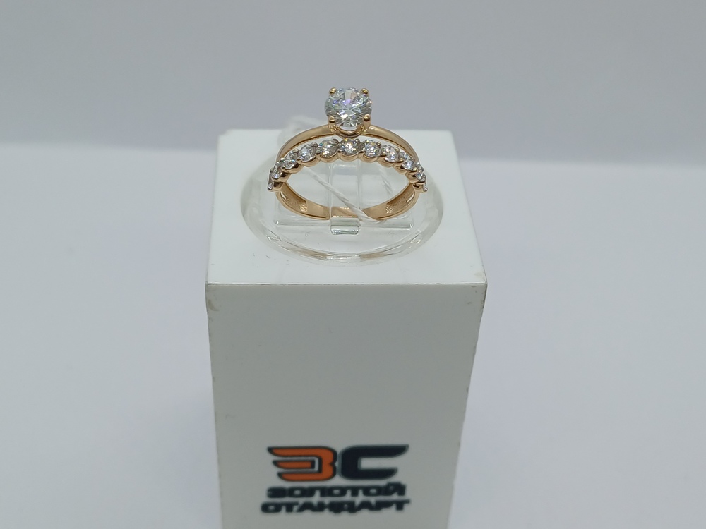 КОЛКМИ585 КОЛЬЦО С КАМНЯМИ (Au 585)