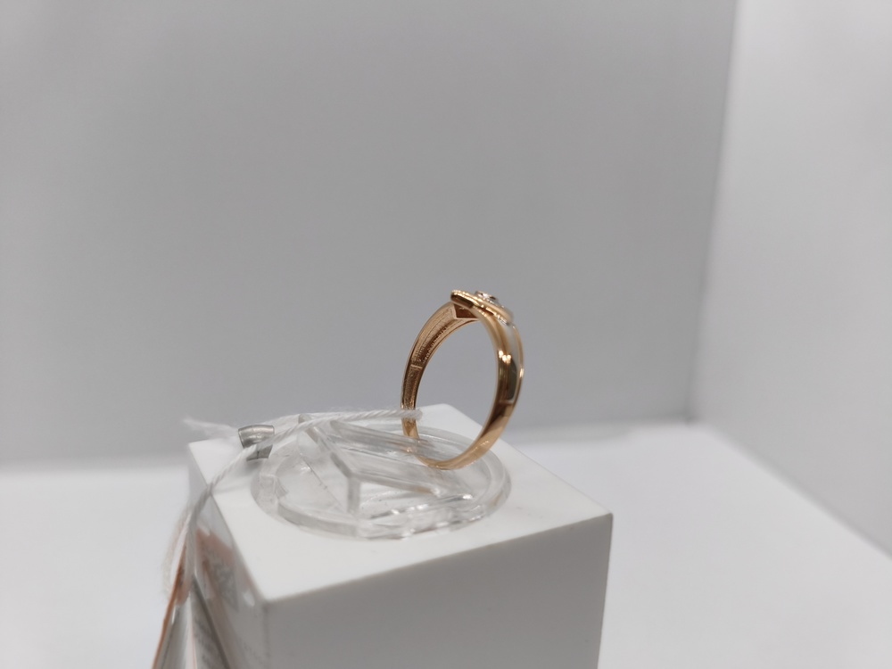 КОЛКМ585 КОЛЬЦО С КАМНЕМ (Au 585)