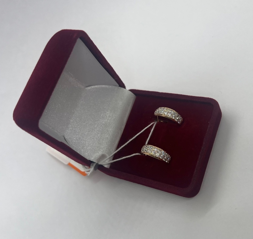 СЕРЬГИ С КАМНЯМИ (Au 585)