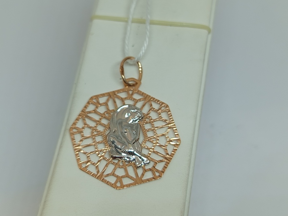 ПОДВЕСКА ЗНАК ЗОДИАКА ДЕВА Au 585