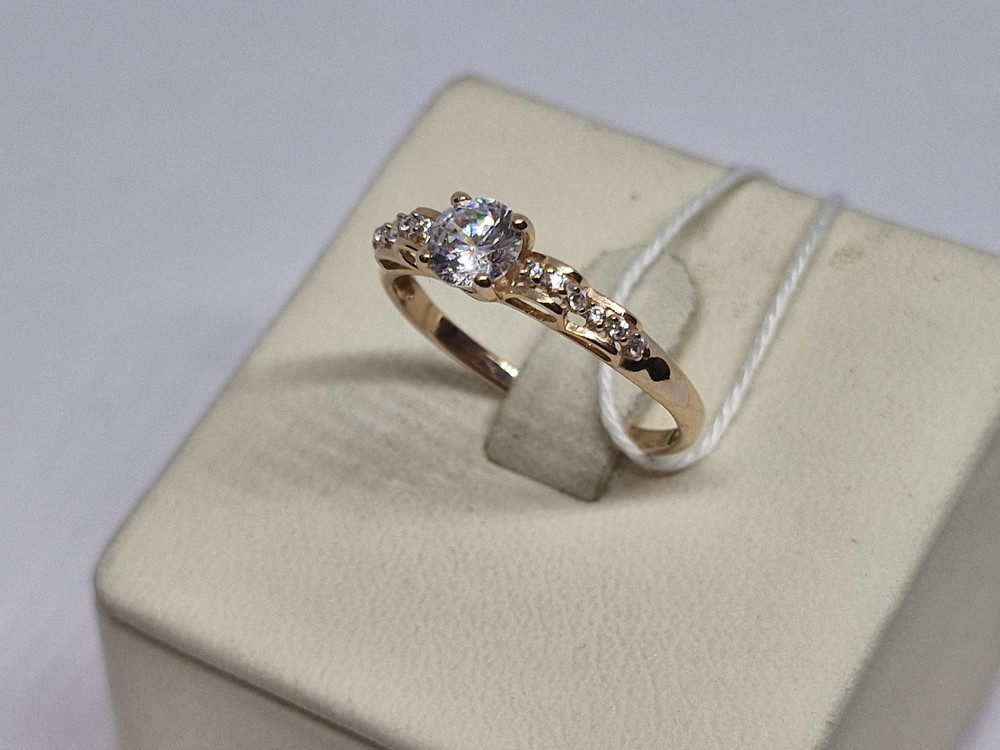 КОЛКМИ585 КОЛЬЦО С КАМНЯМИ (Au 585)