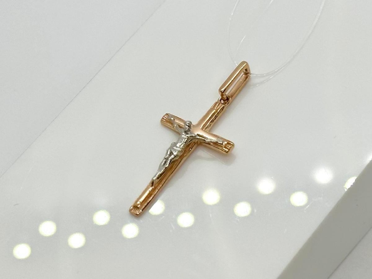 00-63-0131-00 ПОДВЕСКА КРЕСТ без камня (Au 585)