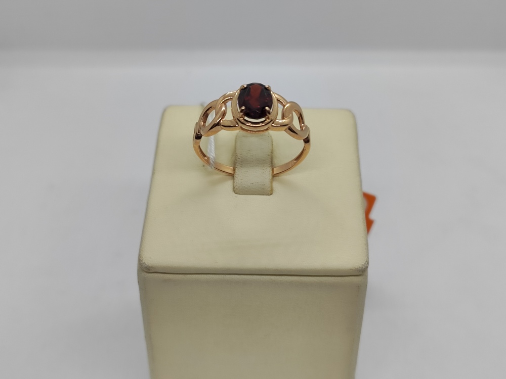 КОЛКМ585 КОЛЬЦО С КАМНЕМ (Au 585)