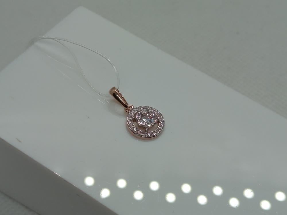 ПОДВЕСКА С КАМНЯМИ (Au 585)