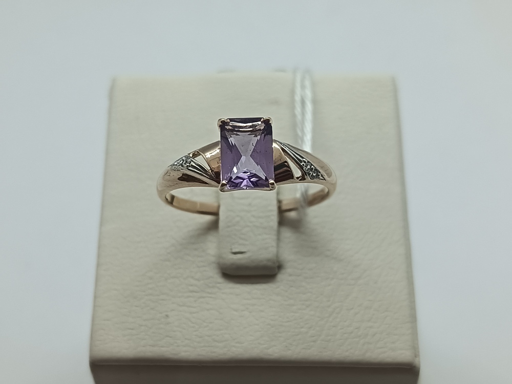 КОЛКМИ585 КОЛЬЦО С КАМНЯМИ (Au 585)