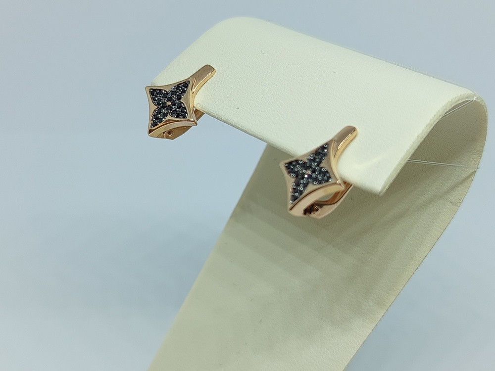 СЕРЬГИ С КАМНЯМИ (Au 585)