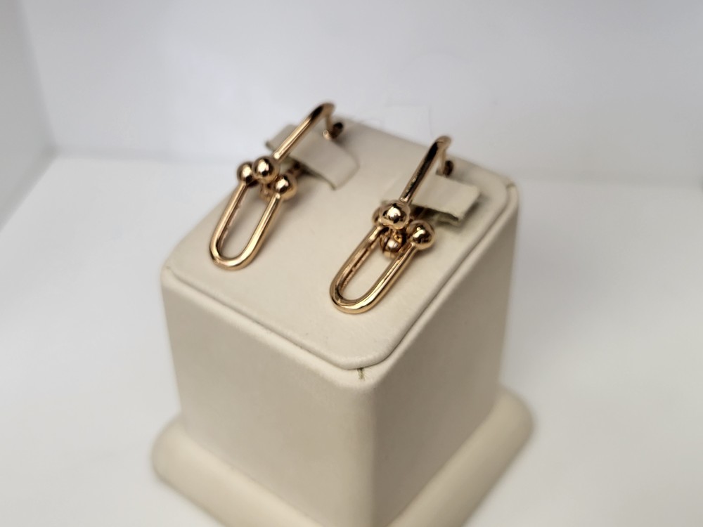 СЕРЬГИ БЕЗ КАМНЯ (Au 585)