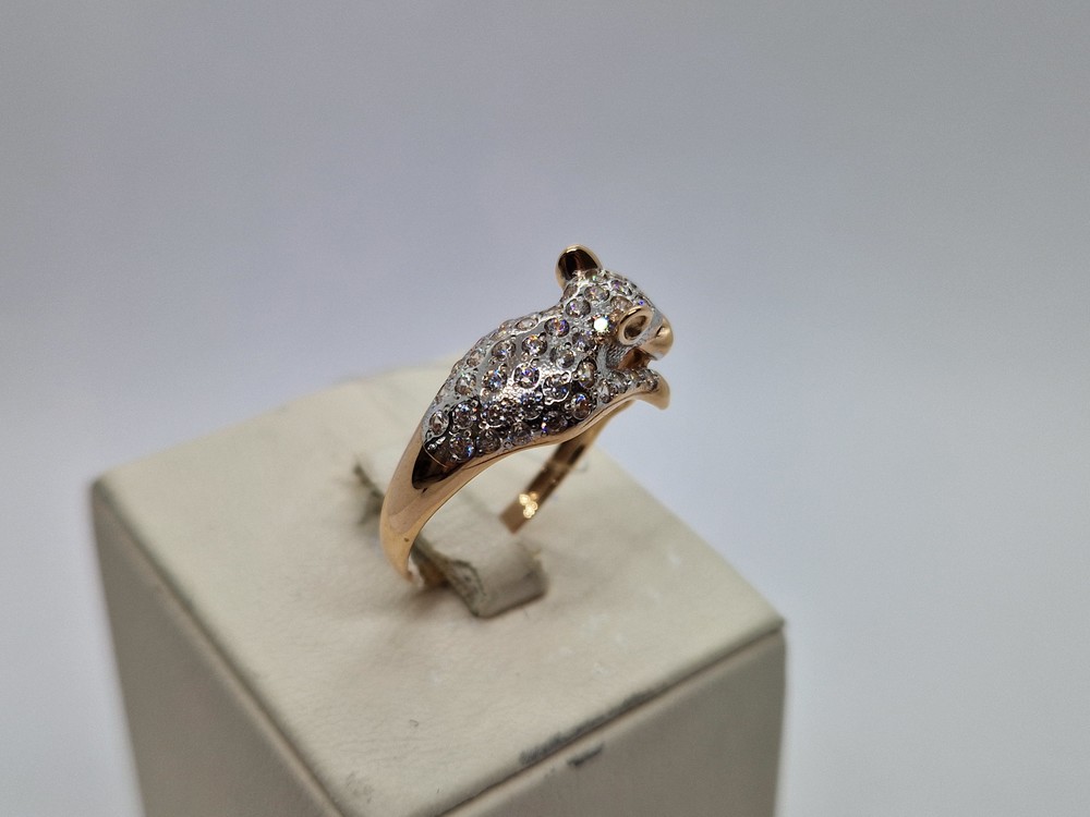 1300 КОЛЬЦО С  КАМНЯМИ (Au 585)