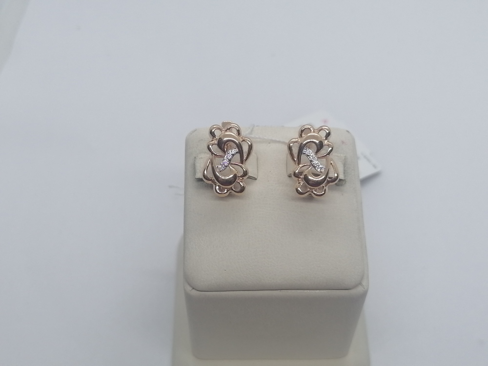 СЕРЬГИ С КАМНЯМИ (Au 585)