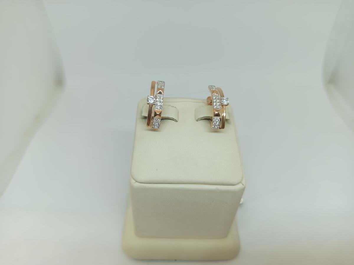 СЕРЬГИ С КАМНЯМИ (Au 585)