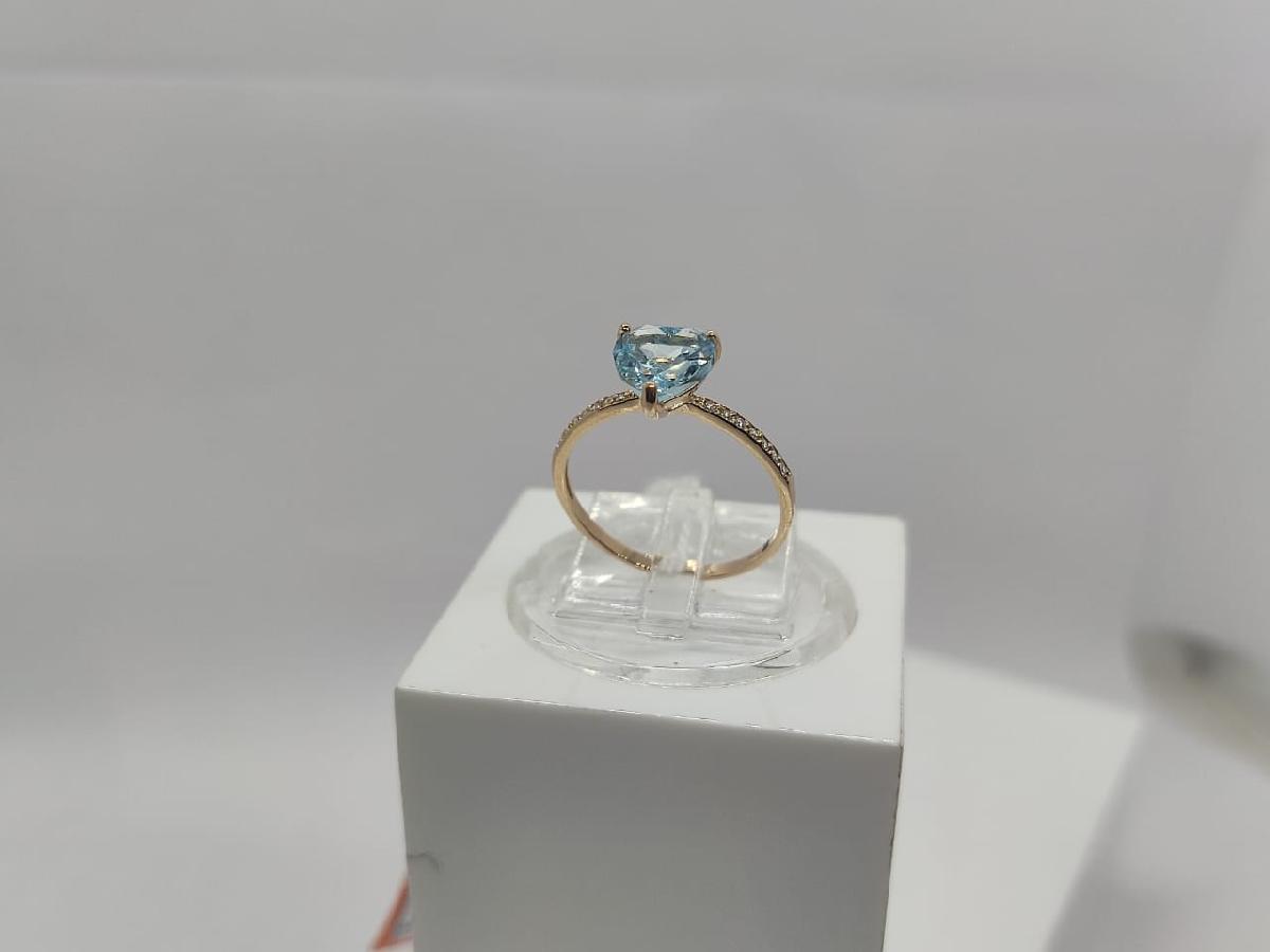 КОЛЬЦО С КАМНЯМИ (Au 585)