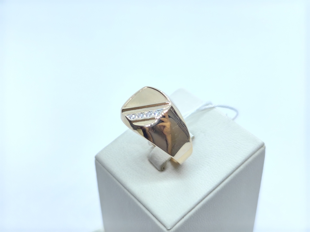 ПЕЧКМИ585 ПЕЧАТКА С КАМНЯМИ (Au 585)