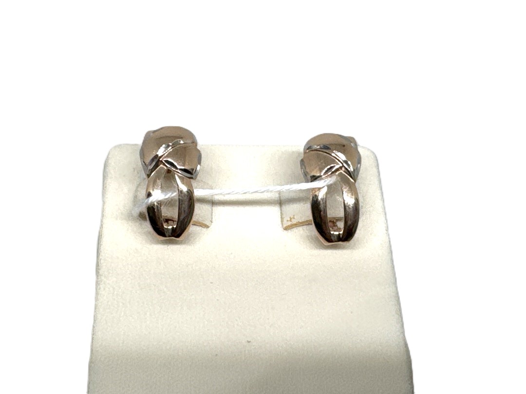 СБКМ585 СЕРЬГИ БЕЗ КАМНЯ (Au 585)