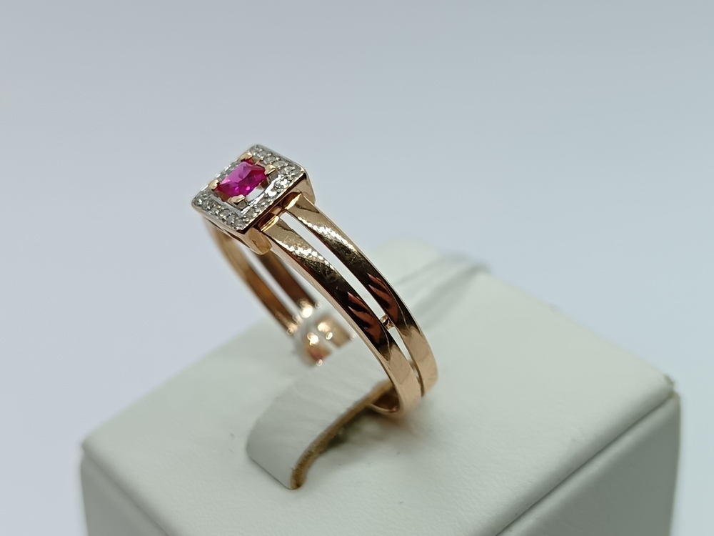 КОЛЬЦО БРИЛЛИАНТ Au 585