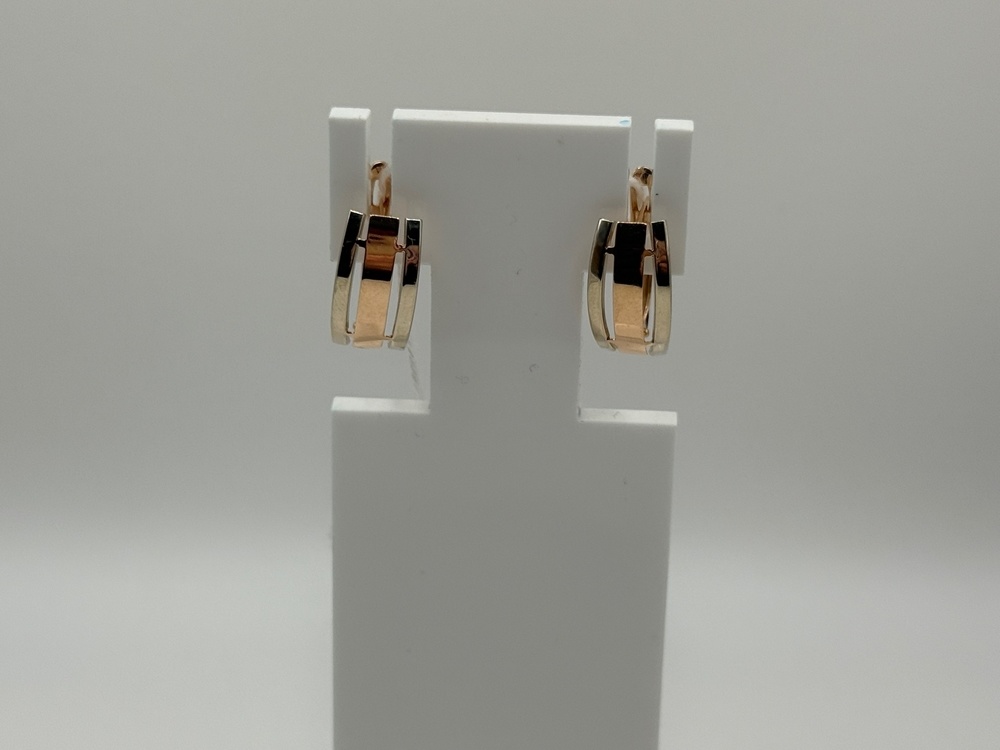 СЕРЬГИ БЕЗ КАМНЯ (Au 585)