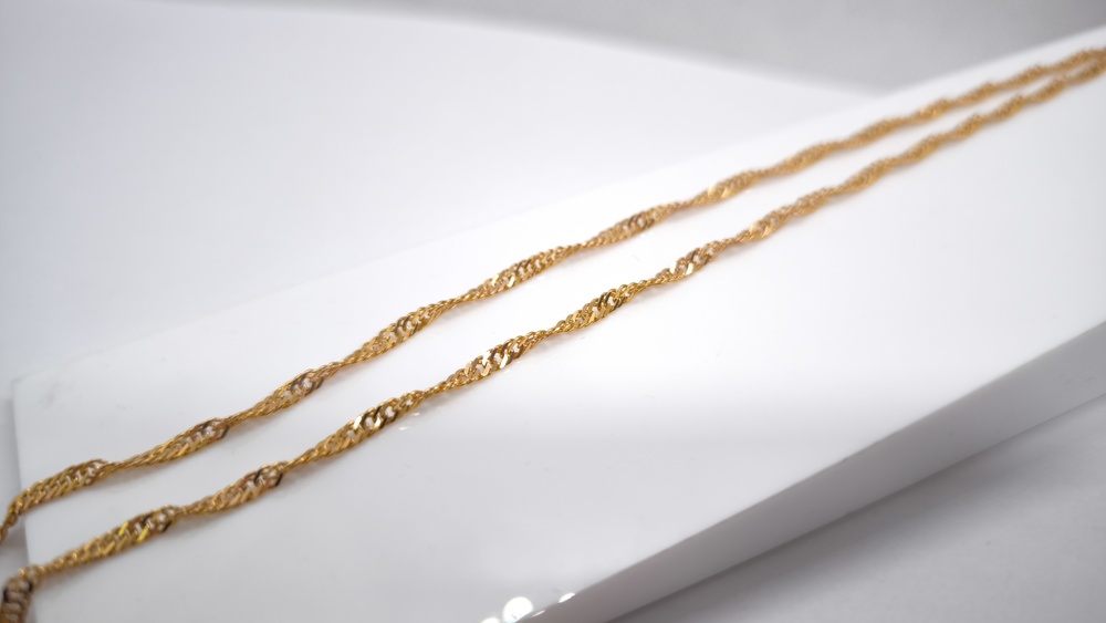 ЦЛСИ585 ЦЕПЬ ПОЛНОВЕСНАЯ Сингапур (Au 585)