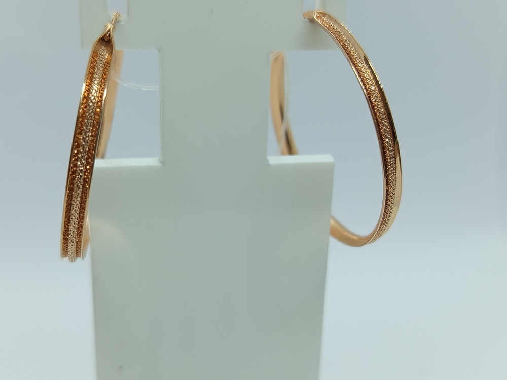 СЕРЬГИ КОНГО без камня (Au 585)