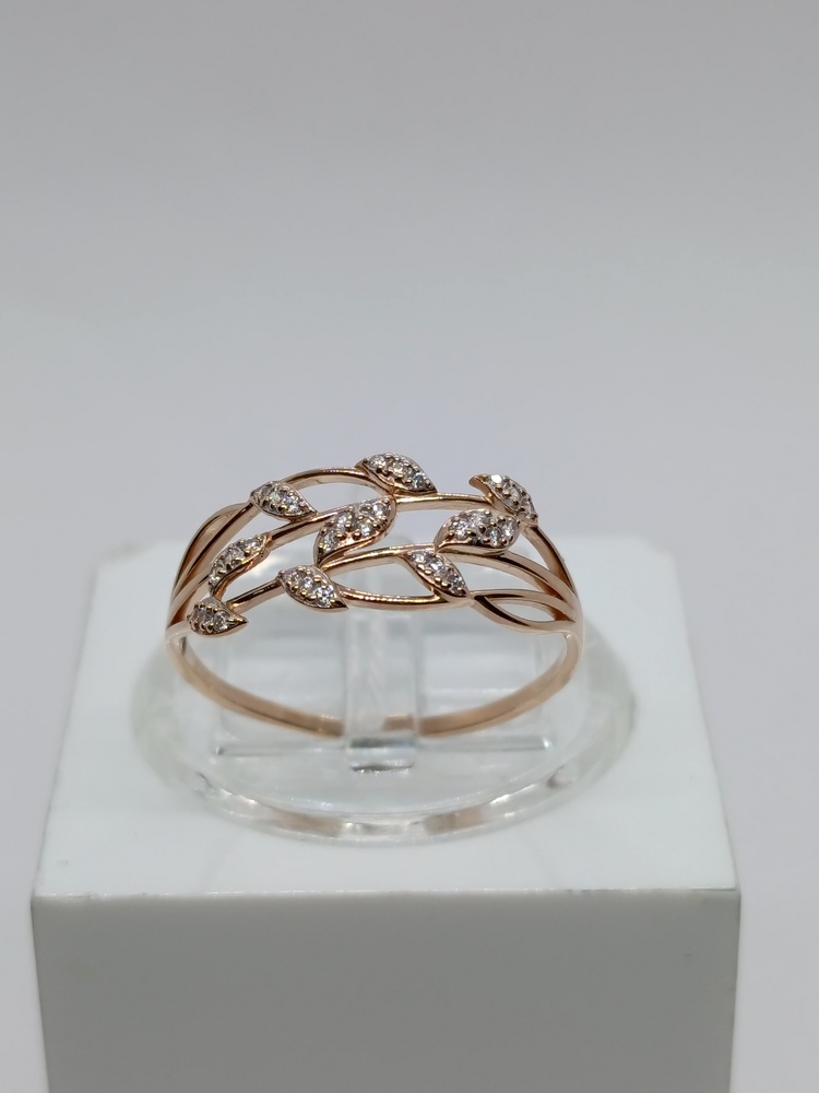 КОЛКМИ585 КОЛЬЦО С КАМНЯМИ (Au 585)