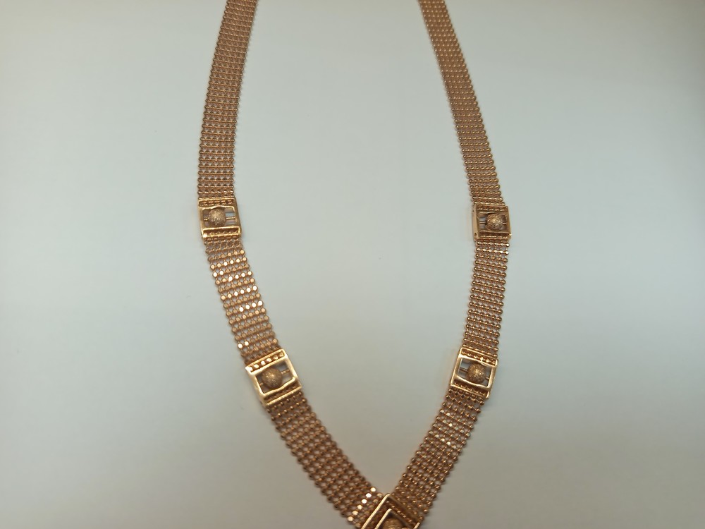 КОЛЬЕ БЕЗ КАМНЯ Au 585