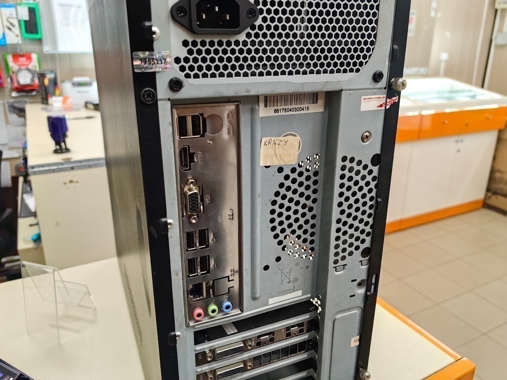 Системный блок Deepcool; Core i5-2400, GeForce GTX 1050, 16 Гб, 128 Гб, Нет