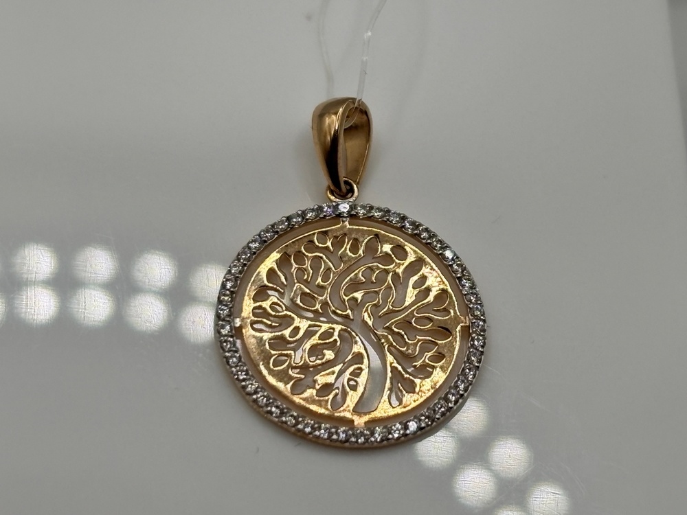 ПОДВЕСКА С КАМНЯМИ (Au 585)