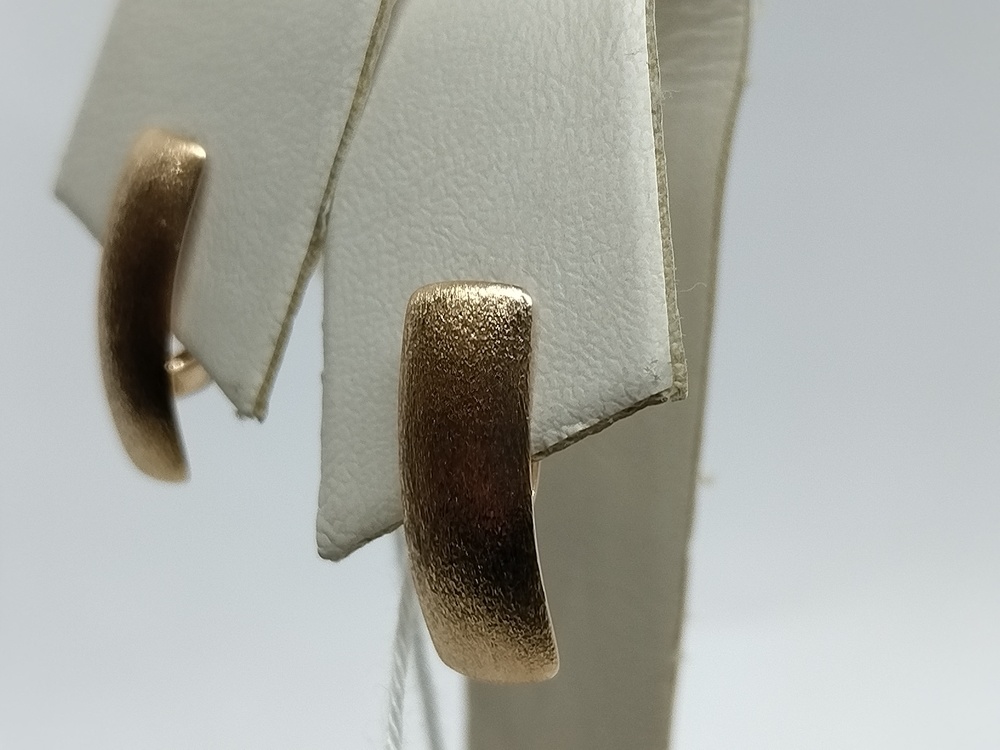 СЕРЬГИ БЕЗ КАМНЯ (Au 585)