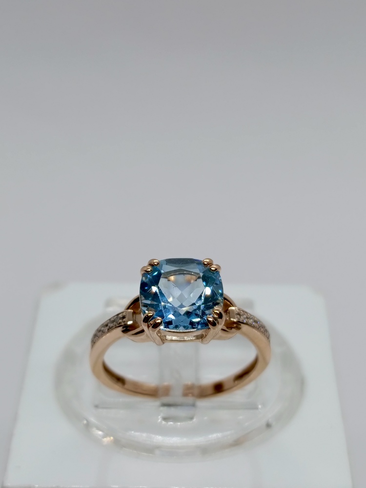 КОЛКМИ585 КОЛЬЦО С КАМНЯМИ (Au 585)