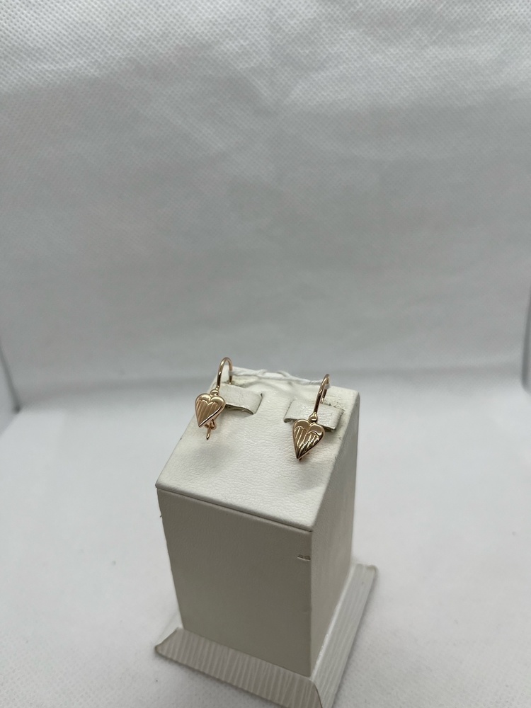 СБКМ583 СЕРЬГИ БЕЗ КАМНЯ (Au 583)