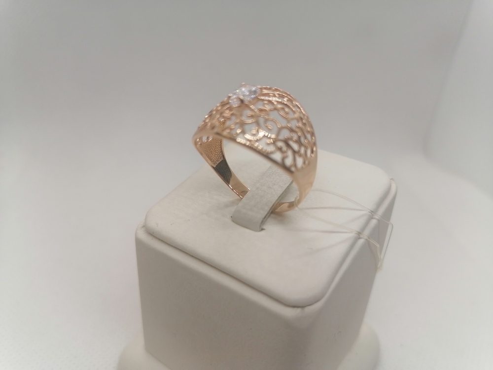 КОЛЬЦО С КАМНЕМ (Au 585)