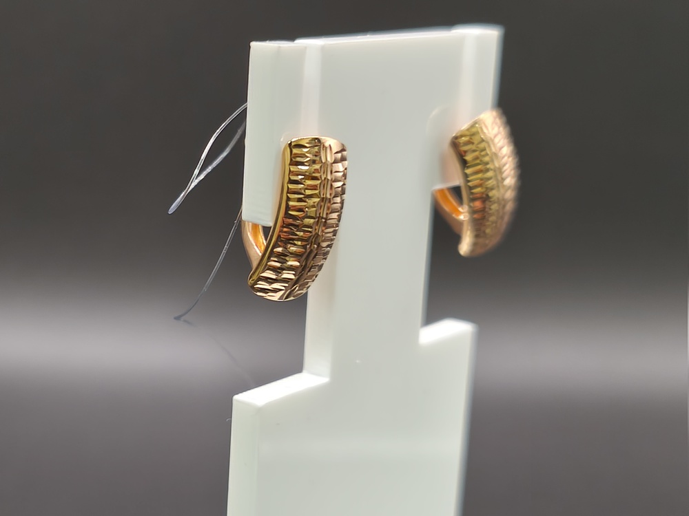 СЕРЬГИ БЕЗ КАМНЯ (Au 585)