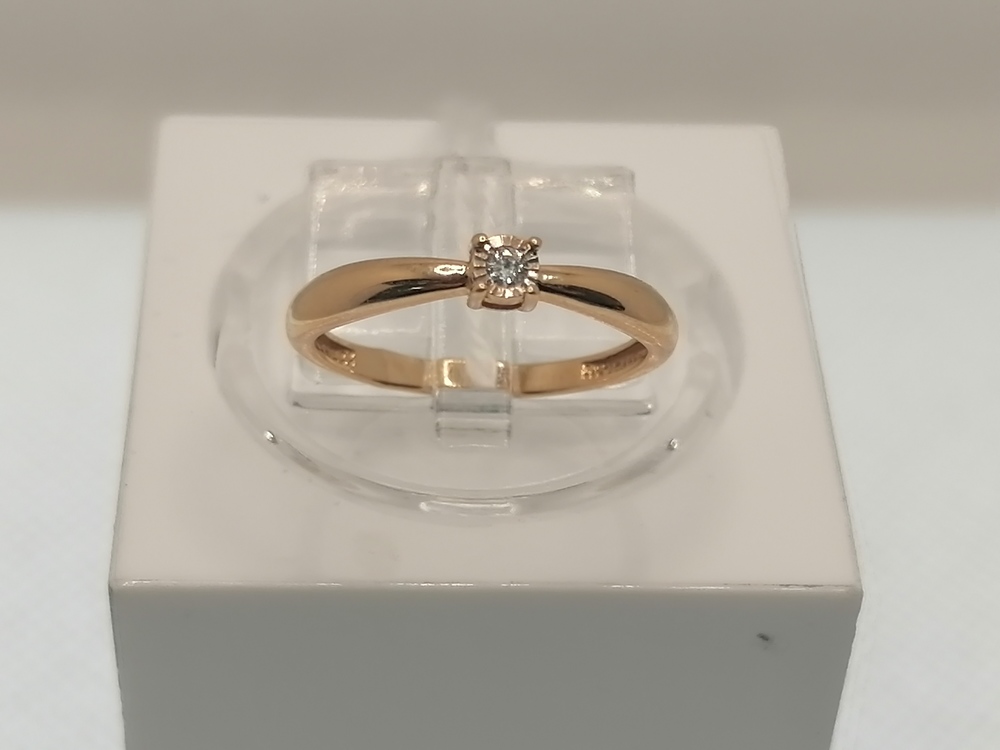 КОЛЬЦО БРИЛЛИАНТ Au 585