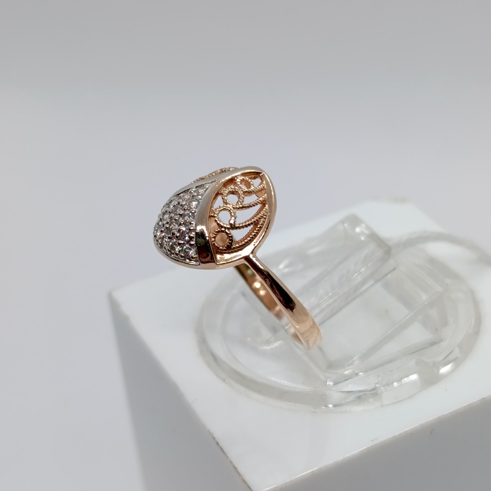 КОЛКМИ585 КОЛЬЦО С КАМНЯМИ (Au 585)