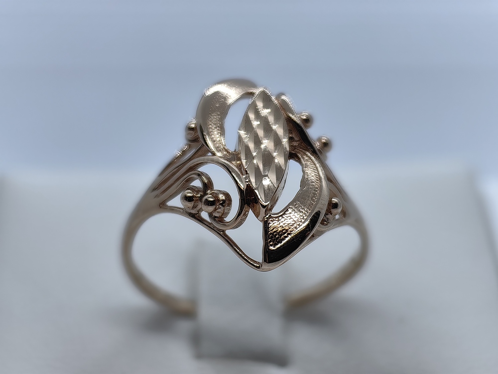 КОЛЬЦО БЕЗ КАМНЯ (Au 585)