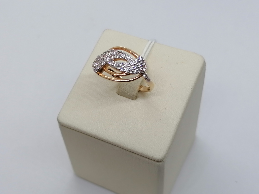 КОЛКМИ585 КОЛЬЦО С КАМНЯМИ (Au 585)