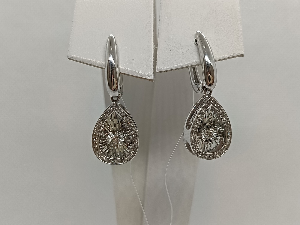 02-12-5497-31-00 СЕРЬГИ БРИЛЛИАНТ (Au 585)