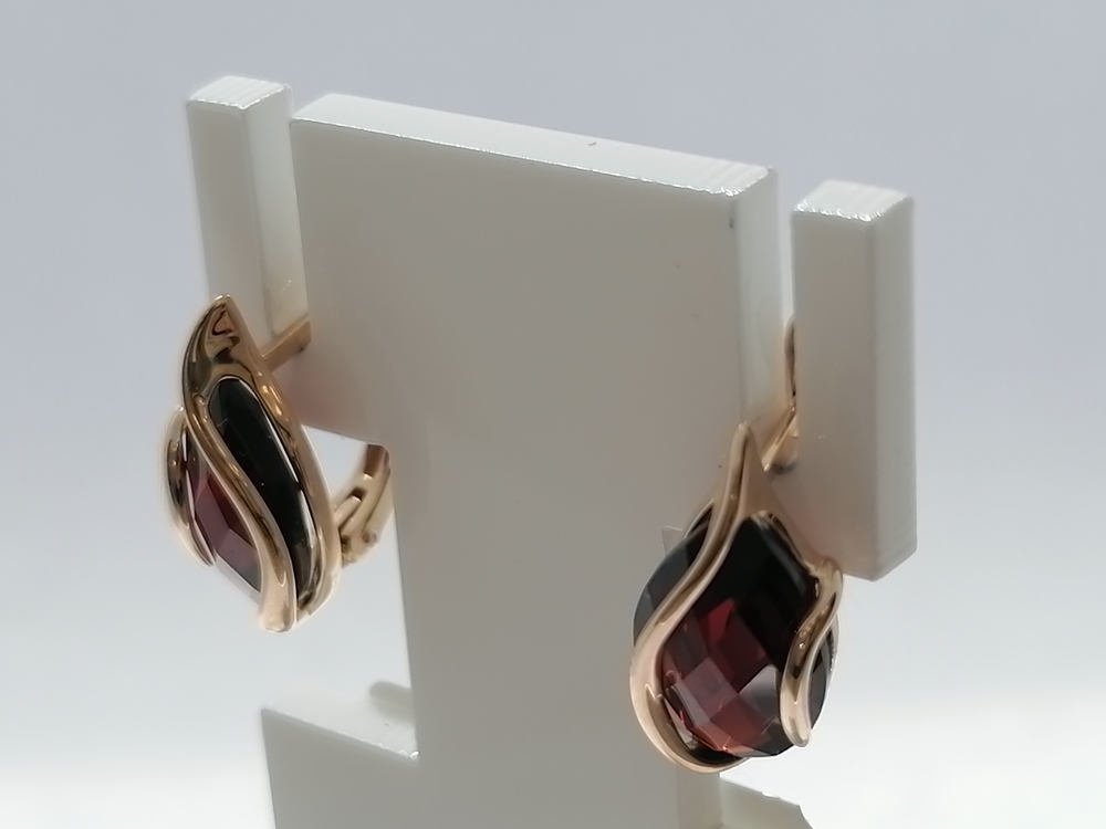 2180834 СЕРЬГИ С КАМНЕМ (Au 585)