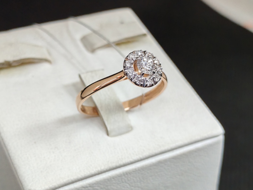 КОЛЬЦО БРИЛЛИАНТ (Au 585)