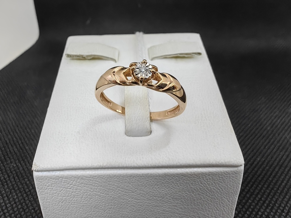 КОЛЬЦО БРИЛЛИАНТ Au 585