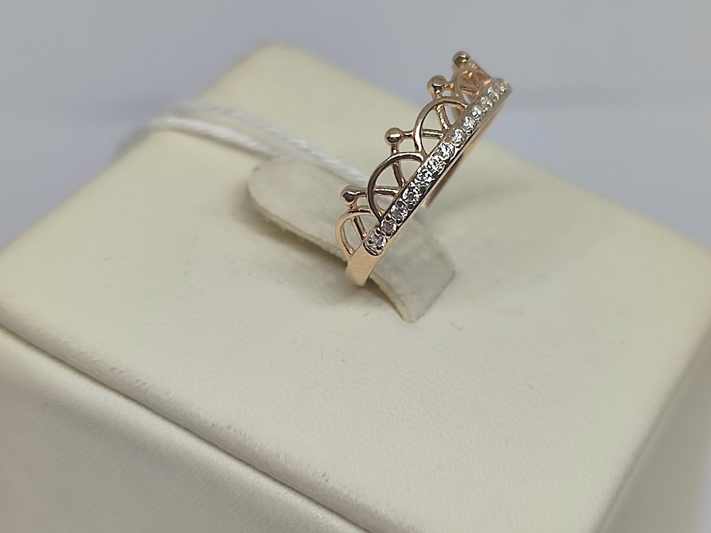 КОЛКМИ585 КОЛЬЦО С КАМНЯМИ (Au 585)