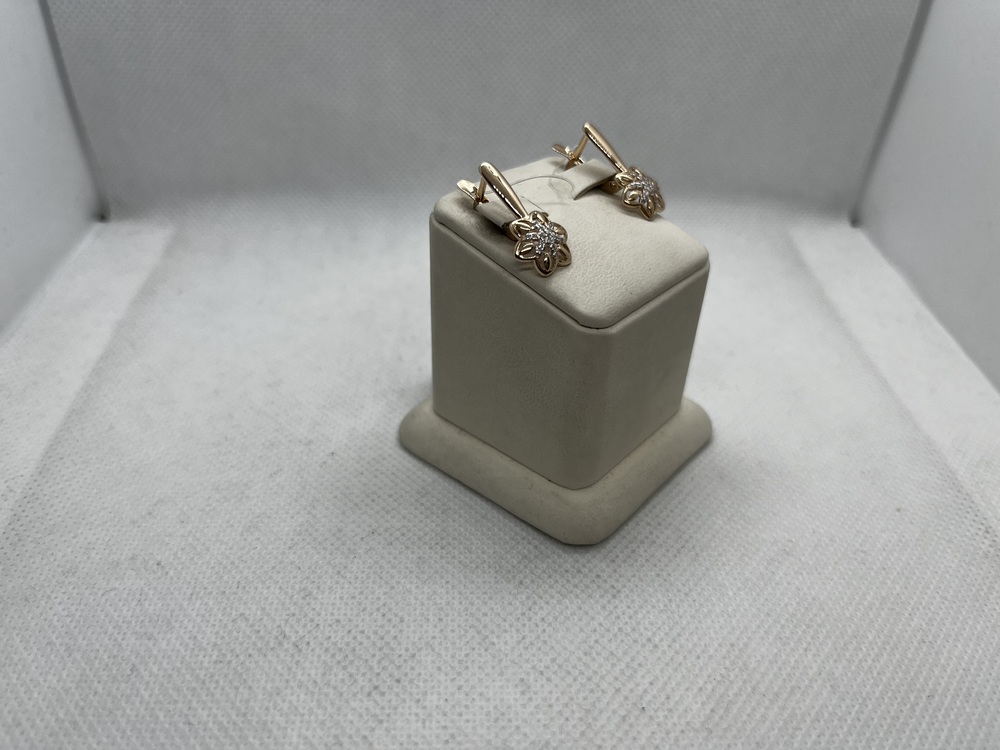 СЕРЬГИ С КАМНЯМИ (Au 585)