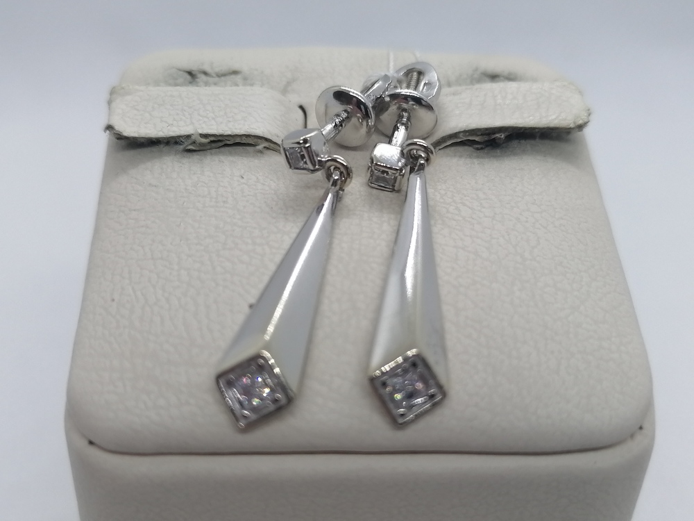 СЕРЬГИ С КАМНЯМИ (Au 585)